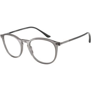 Giorgio Armani Man AR7125 6070 Optische monturen Acetaat Grijs Transparant Pantos Normaal