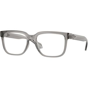 Versace Man VE3377U 593 Optische monturen Geïnjecteerd Grijs Transparant Hurken Normaal