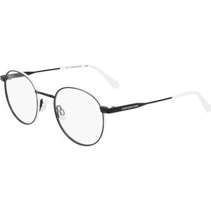 Calvin Klein Unisex CKJ21215 073 Optische monturen Metaal Zwart  Rotonde Normaal Fotochromatisch