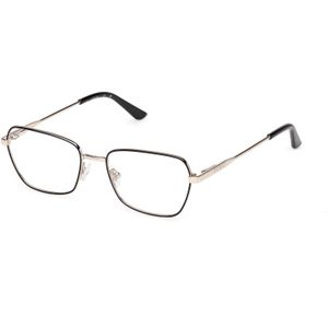 Guess Uniseks GU50271 005 Optische monturen Metaal Zwart  Kwadraat Normaal