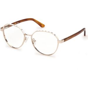 Guess - GU50124 - Optische Monturen - Goud - Ronde Metaal