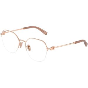 Tiffany - TF1167D - Optische Monturen - Goud - Ronde Stalen Frame