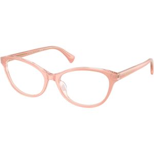 Ralph Lauren Vrouw RA7186U  6296 Optische monturen Acetaat Roos Transparant Rotonde Normaal