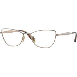 VOGUE EYEWEAR Donna VO4333 5138 Optische monturen Metallo Marrone Trasparente Farfalla Normale