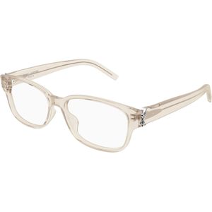 SAINT LAURENT Unisex SL M149/F 004 Optische monturen Acetaat Beige Transparant Hurken