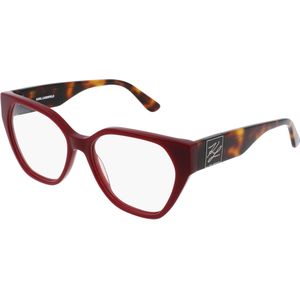 Karl Lagerfeld Vrouw KL6053 604 Optische monturen Acetaat Bordeaux  Hurken Normaal Normaal