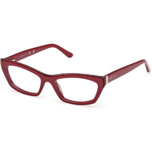 Guess by Marciano Vrouw GM50043 071 Optische monturen Acetaat Bordeaux  Kwadraat Normaal