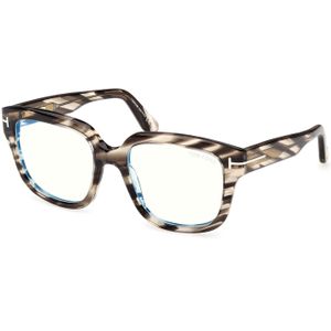 TOM FORD Vrouw FT6094-B 056 Optische monturen Acetaat Havana  Kwadraat Normaal