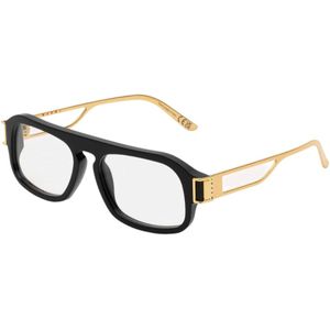 Marni Uniseks 83F Burullus Optical Nero Optische monturen Acetaat Zwart  Kwadraat