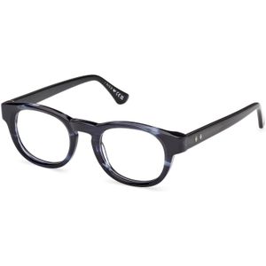Web Man WE5465 092 Optische monturen Acetaat Blauw  Rotonde Normaal