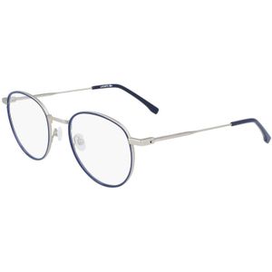 Lacoste Man L2272 045 Optische monturen Metaal Zilver / blauw  Rotonde