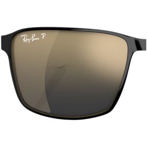 Ray - Ban Unisex Paar vervangende lenzen Ray - Ban RB3721CH Vervanglenzen Metallo  Blu Squadrata Polarizzata Specchiato