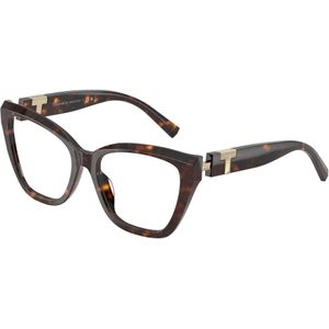 Tiffany Vrouw TF2271 8015 Optische monturen Acetaat Schildpad Transparant Kattenoog Normaal