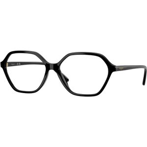 VOGUE EYEWEAR Donna VO5622 W44 Optische monturen Nylon Nero Trasparente Geometrica Normale