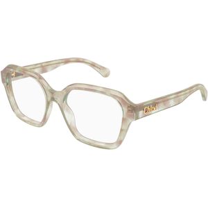 Chloé Vrouw Chloé CH0272O 007 Optische monturen Acetaat Havana Transparant Kwadraat
