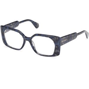 MAX&Co Vrouw MO5168 092 Optische monturen Acetaat Blauw  Hurken Normaal