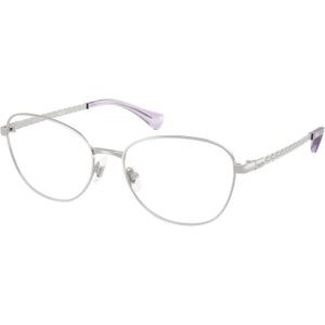 Ralph Lauren Vrouw Ralph Lauren RA6063 9001 Optische monturen Metaal Zilver Transparant Rotonde Normaal