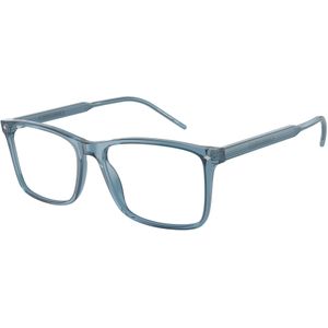 Giorgio Armani Man AR7258 6071 Optische monturen Acetaat Blauw Transparant Hurken Normaal