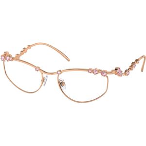Swarovski Vrouw SK1015 4014 Optische monturen Metaal Goud Transparant Geometrisch Normaal