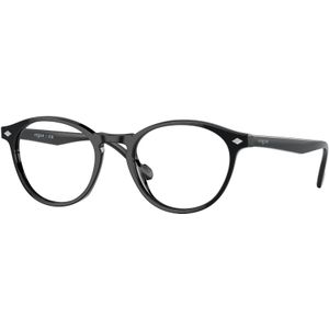 VOGUE EYEWEAR - VO5326 - Optische Monturen - Zwart - Acetaat - Ronde Vorm