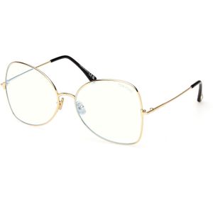 TOM FORD Vrouw FT6049-B 30 Optische monturen Metaal Goud  Vlinder Normaal