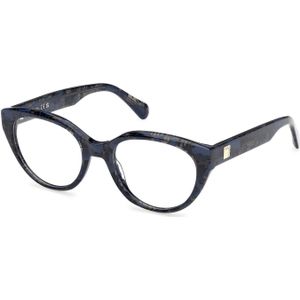 MAX&Co Vrouw MO5205 092 Optische monturen Acetaat Blauw  Kattenoog Normaal