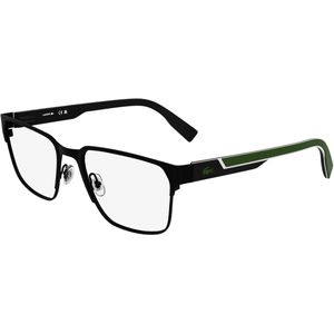 Lacoste Man L2306 002 Optische monturen Metaal Zwart  Hurken Normaal