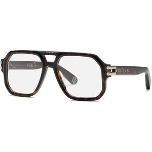 Philipp Plein Man VPP148M Plein Icon 722K Optische monturen Acetaat Havana  Hurken