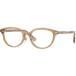 Burberry Donna Be2435d 4164 Optische monturen Acetato Beige Trasparente Pantos Normale