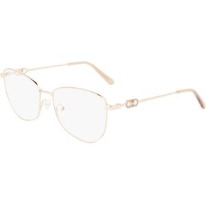 Ferragamo Vrouw SF2214 710 Optische monturen Metaal Goud  Geometrisch