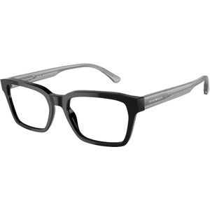 Emporio Armani Man EA3192 5378 Optische monturen Acetaat Zwart Transparant Hurken Normaal