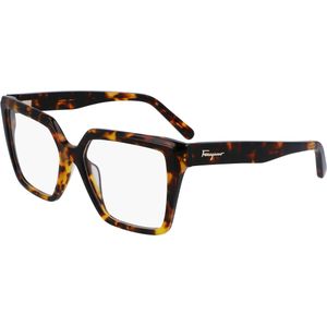 Ferragamo Vrouw SF2950 219 Optische monturen Acetaat Bruin  Hurken Normaal Normaal