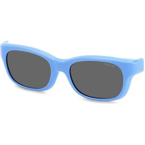 Polaroid Kind PLD K006 CL-on MVU/M9 Clip-ons Plastic Luchtblauw Grijs Hurken Gepolariseerd