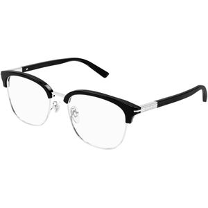 Gucci Man GG1901OA 002 Optische monturen Acetaat Zwart Transparant Rotonde