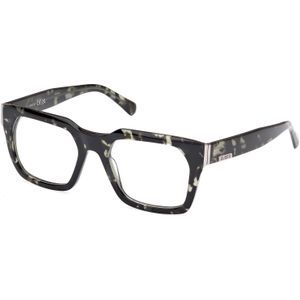 Guess Man GU50188 098 Optische monturen Acetaat Groente  Hurken Normaal