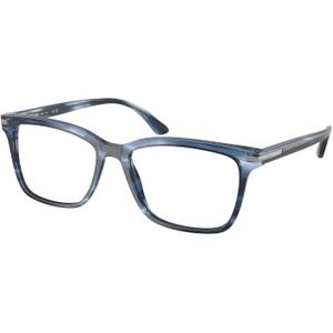 Prada Man Prada PR 14WV 26F1O1 Optische monturen Acetaat Blauw Transparant Hurken Normaal