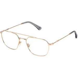 Police Man VPLP08  0300 Optische monturen Metaal Goud  Kwadraat