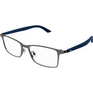 Montblanc Man Montblanc MB0361O 005 Optische monturen Metaal Ruthenium Transparant Kwadraat