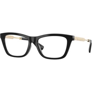 Burberry Vrouw BE2442U  3001 Optische monturen Geïnjecteerd Zwart Transparant Hurken Normaal
