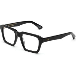 Retrosuperfuture Unisex Q2P nummer 121 zwart Optische monturen Acetaat Zwart  Hurken