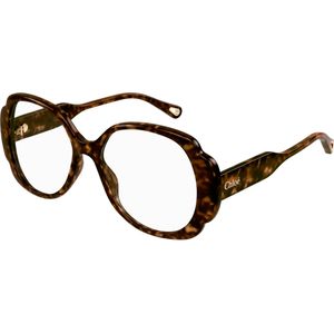 Chloé Vrouw CH0196O 002 Optische monturen Acetaat Havana  Vlinder