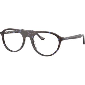 Ray - Ban Unisex RX5441 8424 Optische monturen Acetato Blu Trasparente Squadrata Normale