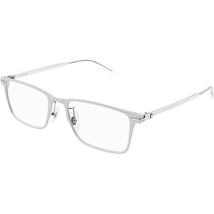Montblanc Man MB0396on 008 Optische monturen  Zilver Transparant Hurken