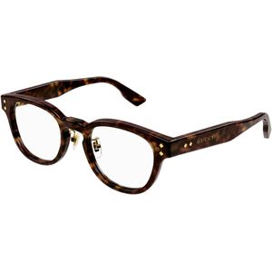 Gucci Man GG1470OJ 002 Optische monturen Acetaat Havana Transparant Pantos