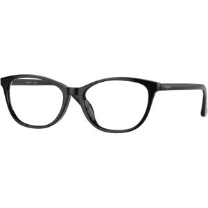VOGUE EYEWEAR Vrouw VO5502D W44 Optische monturen Acetaat Zwart Transparant Kattenoog Normaal
