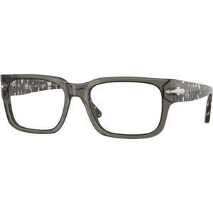 Persol Man PO3315V 1219 Optische monturen Acetaat Grijs Transparant Hurken Normaal