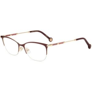 Carolina Herrera Vrouw Haar 0153 NOA Optische monturen Staal Goud/Bourgondië  Kattenoog
