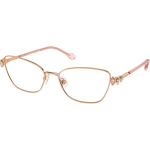 Swarovski Vrouw SK1006 4014 Optische monturen Metaal Goud Transparant Kussen Normaal