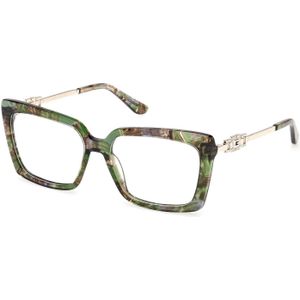 Guess Vrouw GU50318 098 Optische monturen Acetaat Groente  Kwadraat Normaal