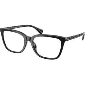 Ralph Lauren Vrouw RA7178U  5001 Optische monturen Geïnjecteerd Zwart Transparant Vlinder Normaal